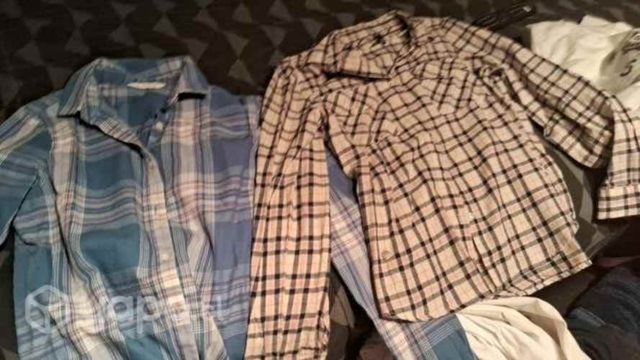 Camisas a cuadros pequeñas xs 500 c/u