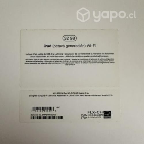 Ipad 8va generación