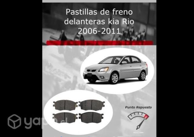 Pastillas de freno Kia Rio 2006 al 2011