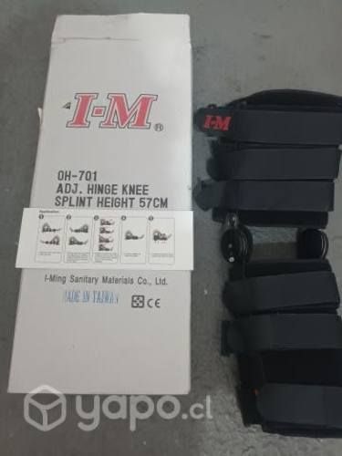 Bota larga ortopédica con velcro