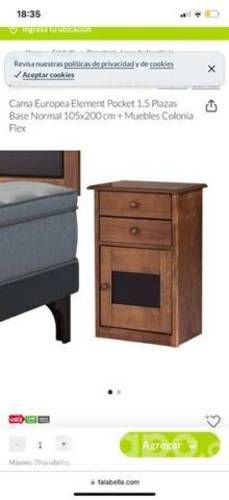 Velador desarmado nuevo