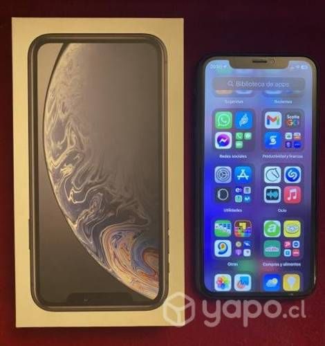Iphone xr negro excelente estado