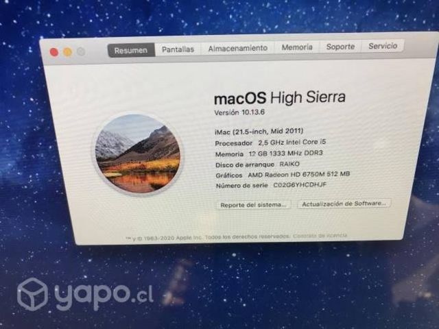 IMac (21.5-inch, Mid 2011)