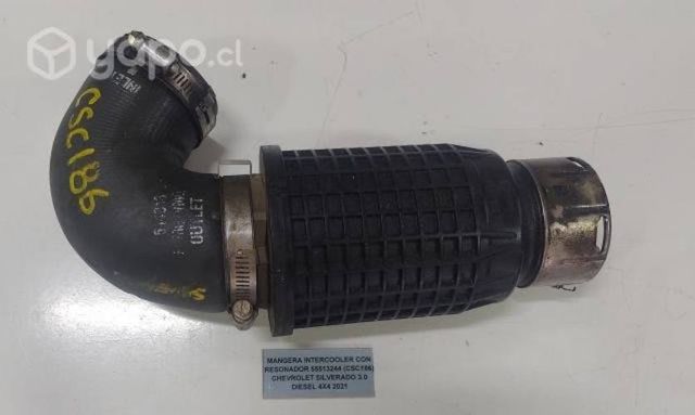 Manguera Intercooler Con Resonador Chevrolet Silve