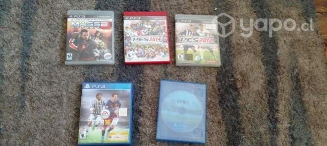 Jugos ps3 y pas4