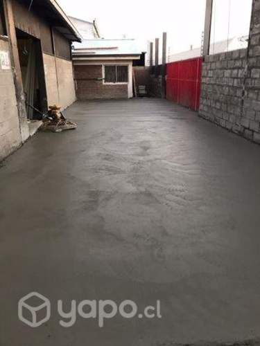 Radier y piso pulido