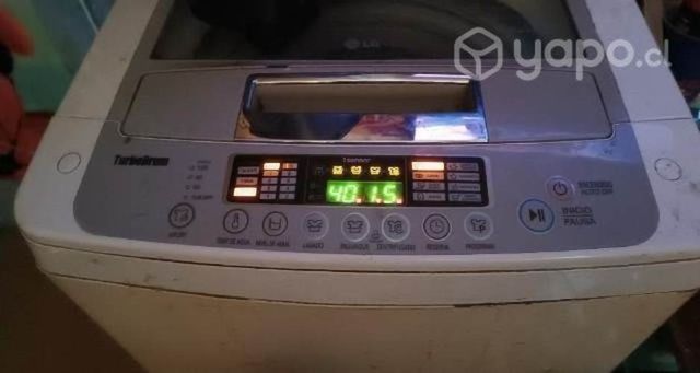 Lavadora LG de 8 kilos
