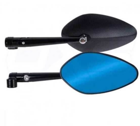 Espejos para moto moxi aluminio cnc filtro azul