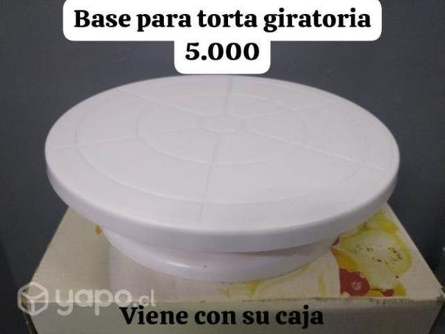 Base giratoria para tortas