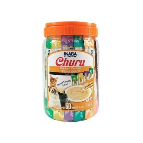 Churu Sabor Pollo Para Gatos 50 Tubos X 14 G