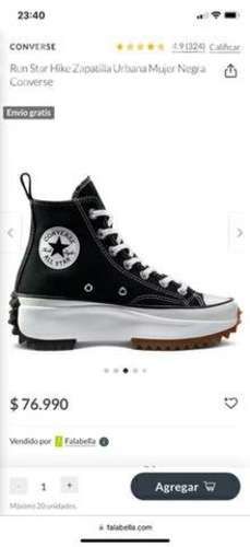 Zapatillas converse talla 38.