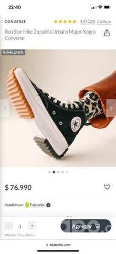 Zapatillas converse talla 38.