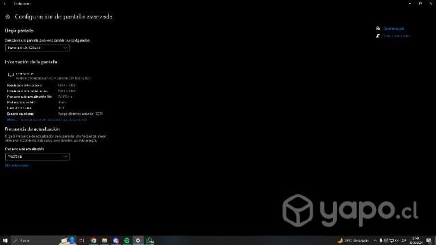 Monitor Lenovo ThinkVision S22e-19 de 21.5, 75Hz