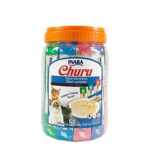Churu Sabor Atún Para Gatos 50 Tubos X 14 G