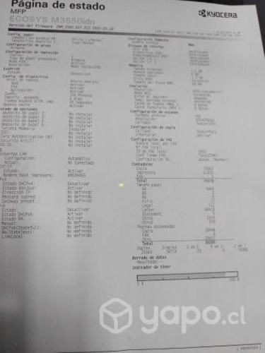 Impresora multifunción Laser, Mono KYOCERA ECOSYS