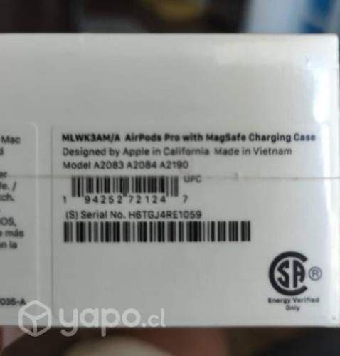 Airpods Pro (segunda generación)