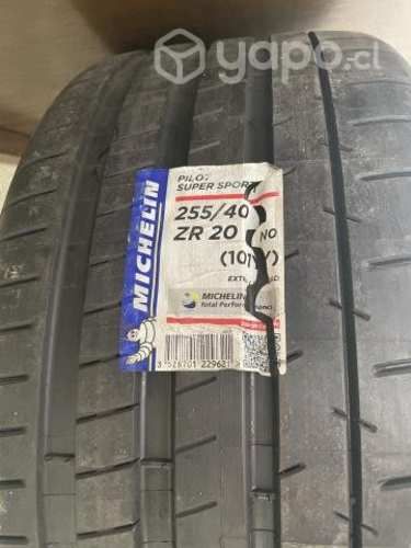 2 Michelin pilot súper sport 255/40r20 nuevos