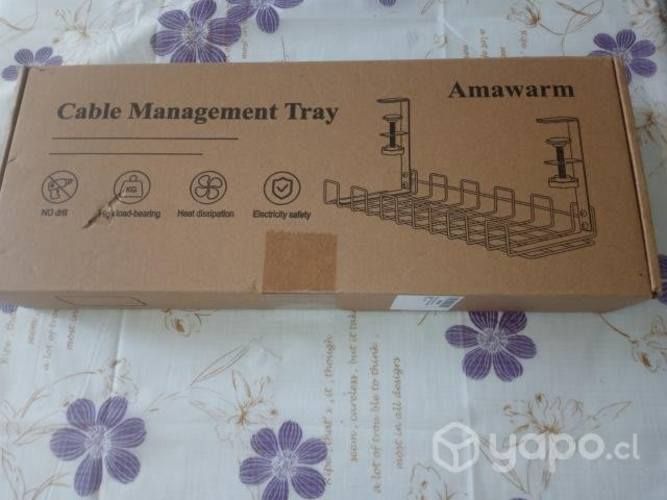 Organizador de cables para escritorio