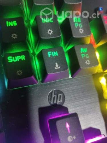 Teclado mecánico gamer HP