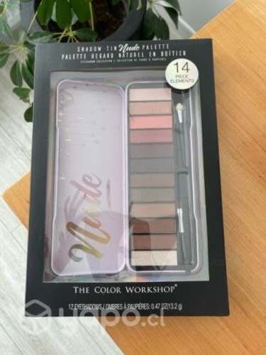 Paleta de sombras nude The color Workshop