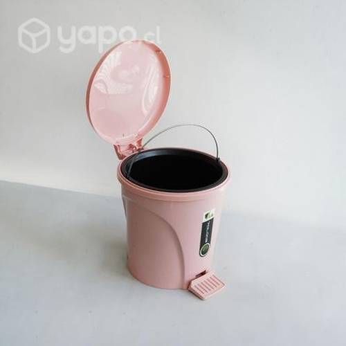 Basurero pedal hermético redondo baño cocina