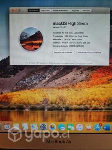 2 Macbook Air 13 y macbook Pro Mohave