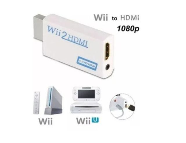 Wii 2 Hdmi Adaptador Wii Hdmi Aux 3.5 Wii2hdmi 480