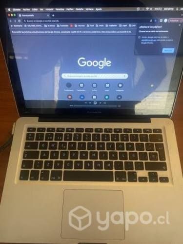 Mackbook pro 2012 funcionando