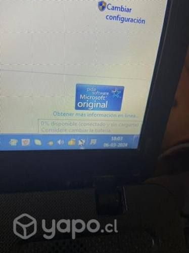 Notebooks Toshiba antiguo