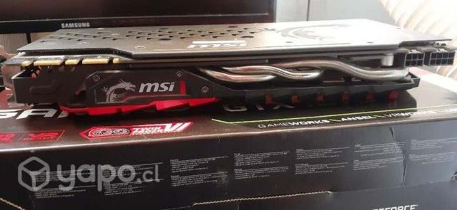 Tarjeta gráfica Msi Geforce GTX 1070 8gb