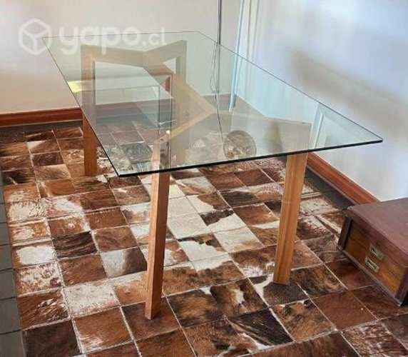 Mesa Vidrio para 6 sillas