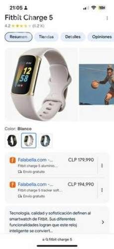 Fitbit Charge 5. Reloj inteligente