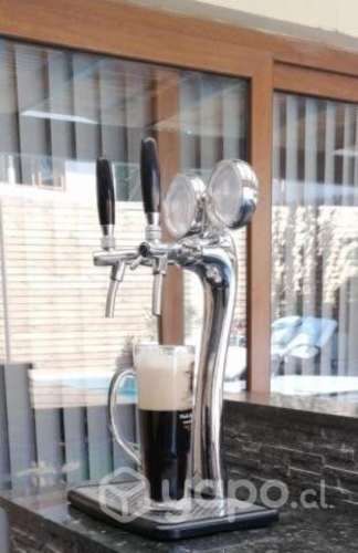 Máquina de schop dos salidas