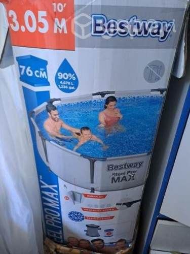 Se vende piscina, descripción en la caja