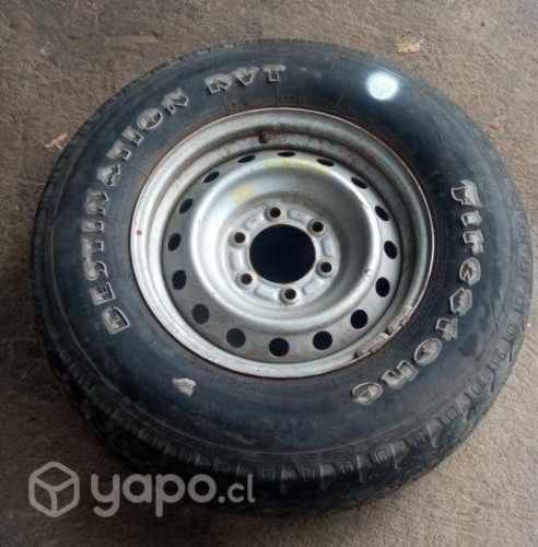 Llanta Fierro Con Neumático 245 75 R16 (CNH014) Ch