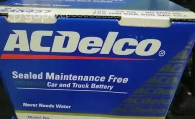 Bateria ACDelco 55 amp y 500 cca NUEVAS