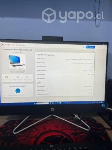 All in One HP 24-df1508la