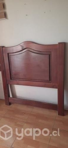 Respaldo de cama - Madera de Raulí