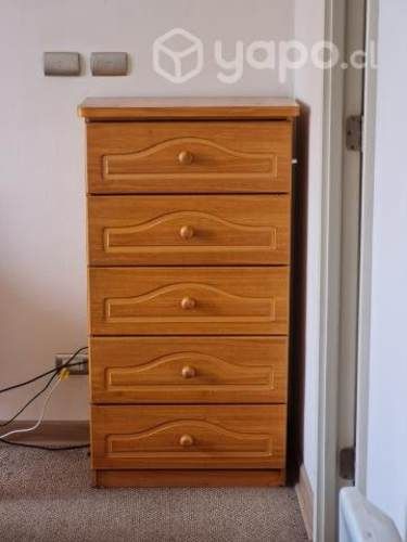 Comoda cajonera de madera usada