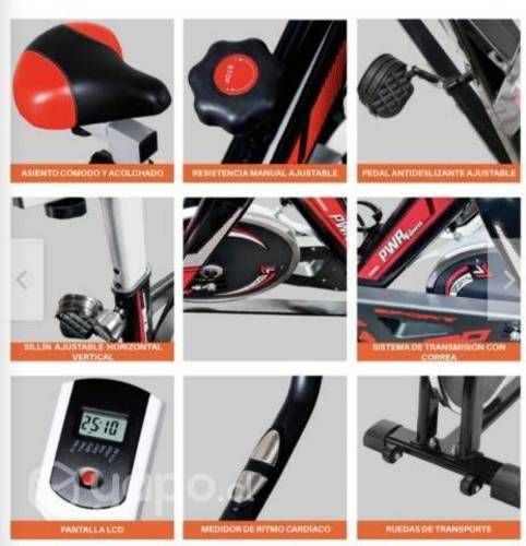 Bicicleta spinning PWR FITNESS