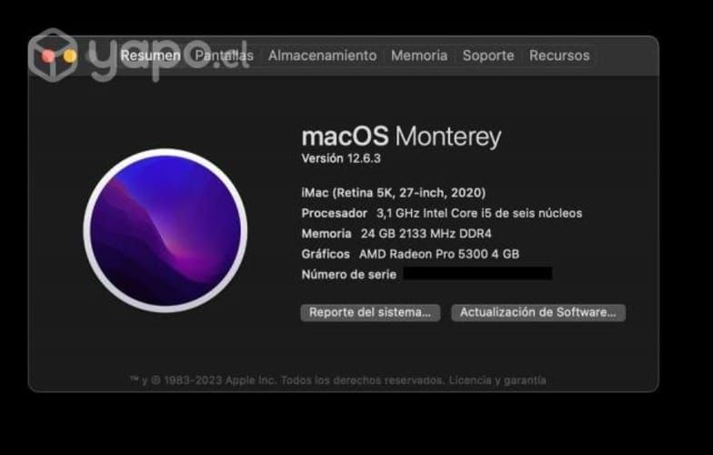 IMac Retina 5K 27 pulgadas, 2020