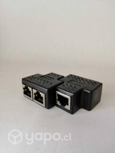 Adaptador Splitter Red Rj45 LAN Ethernet 2 Piezas