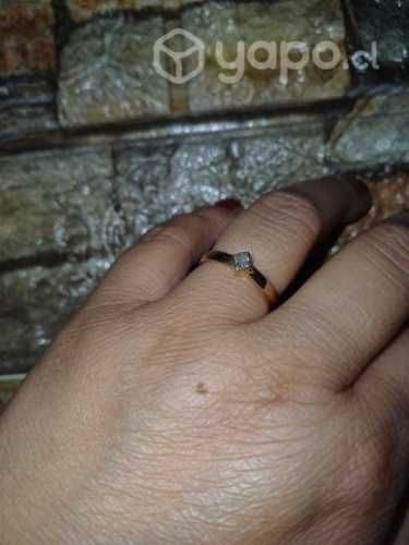 Anillo de oro 18 k, poco uso