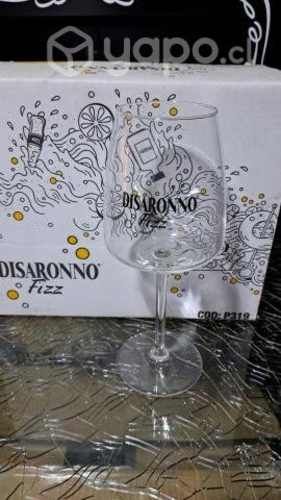 Copas vidrio y plastico