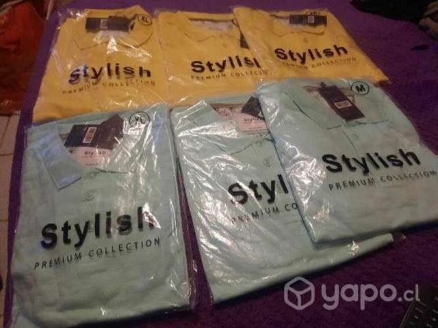 Poleras nuevas de varon talla M al XL