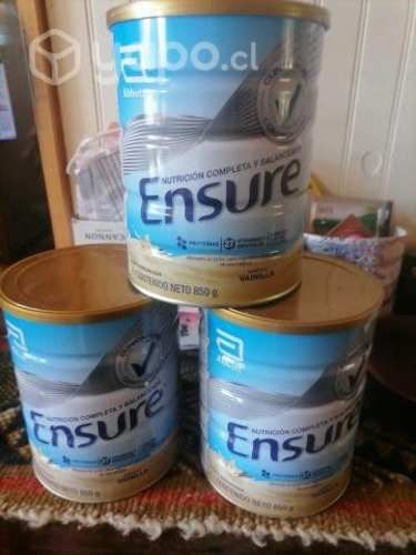 Tarros de ensure nuevos y sellados