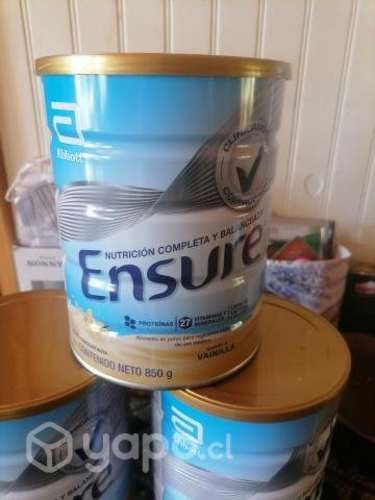 Tarros de ensure nuevos y sellados