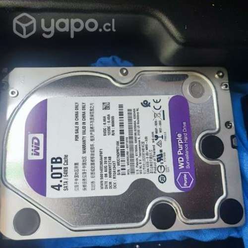 Disco duro púrpura 4 teras cctv 4Terabyte
