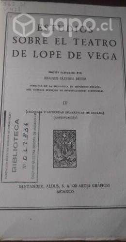 Estudios sobre el teatro de Lope de Vega, IV