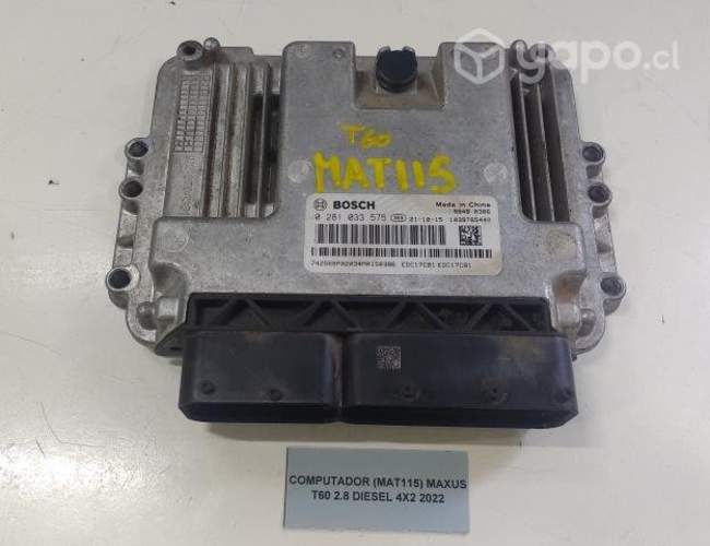 Computador (MAT115) Maxus T60 2.8 Diesel 4x2 2022